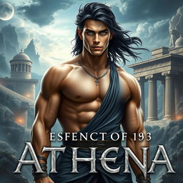 A stunning book cover for a fantasy novel steeped in Greek mythology
