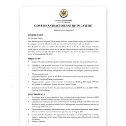 Draft of a government regulation document for the city of Madiun concerning protocols