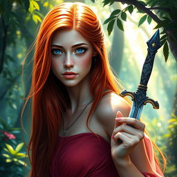 A fantasy book cover featuring a character who is the daughter of Aphrodite, aged 17, with stunning blue eyes that captivate anyone who meets her gaze
