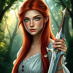 A fantasy book cover depicting a character who is the daughter of Aphrodite, aged 17, characterized by her mesmerizing blue eyes that draw you in