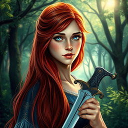 A fantasy book cover depicting a character who is the daughter of Aphrodite, aged 17, characterized by her mesmerizing blue eyes that draw you in