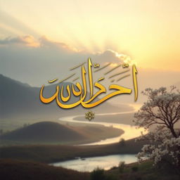 An inspiring Islamic artwork featuring the Arabic calligraphy of 'La Tahzan' (Do not grieve) and 'La Takhaf' (Do not fear) elegantly intertwined