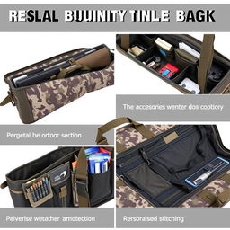 A versatile gun transport bag designed with practicality in mind, featuring extra compartments for accessories such as ammunition, cleaning gear, and personal items