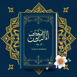 A captivating book cover for a book titled in Arabic "زيادة المساعدة" (Increase in Assistance)