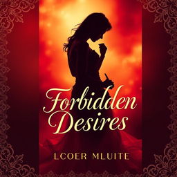 A captivating and sensual cover design for an erotic romance novel