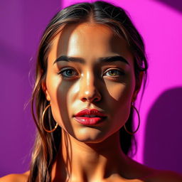 A beautifully edited photo showcasing vibrant color correction and expertly adjusted lighting