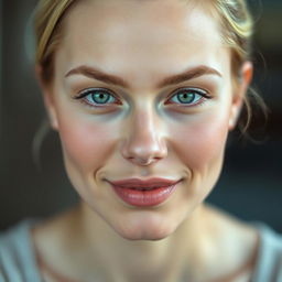 Merge the face from image one onto the face from image two, creating a seamless blend