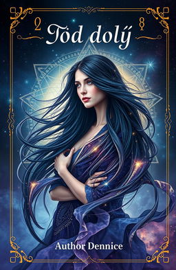 A captivating book cover for 'Код долі' (The Code of Destiny), featuring a mystical and ethereal design