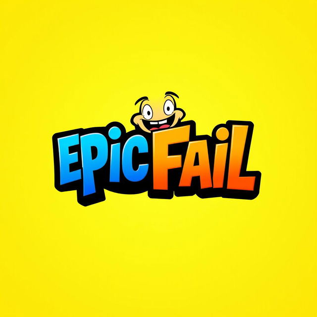 A creatively designed logo that reads "Epic Fail" in bold, stylized lettering