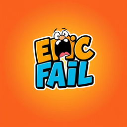 A creatively designed logo that reads "Epic Fail" in bold, stylized lettering