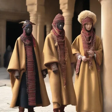 In the futuristic world of the novel, everyone wore fashionable clothing made of aba, a fabric woven from goat hair and camel hair.