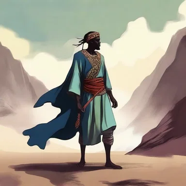 The protagonist of the novel wore a flowing aba as he embarked on his epic journey.