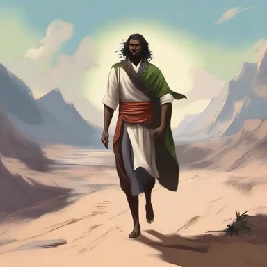 The protagonist of the novel wore a flowing aba as he embarked on his epic journey.