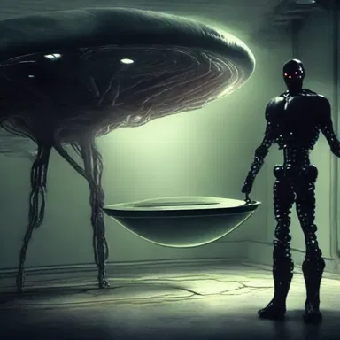 In the science fiction novel, the evil aliens used a sinister device to abacinate their enemies, leaving them helpless and blind.