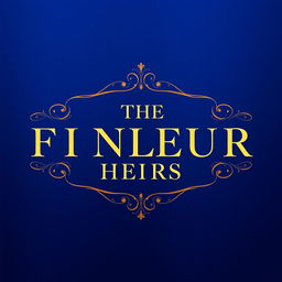 Create an elegant and sophisticated design featuring the title "The Finleur Heirs"
