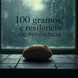 A cinematic poster titled '100 gramos de resiliencia'