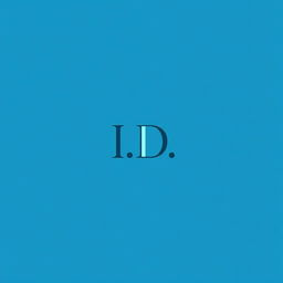 A minimalist and stylish wallpaper design featuring the initials 'I
