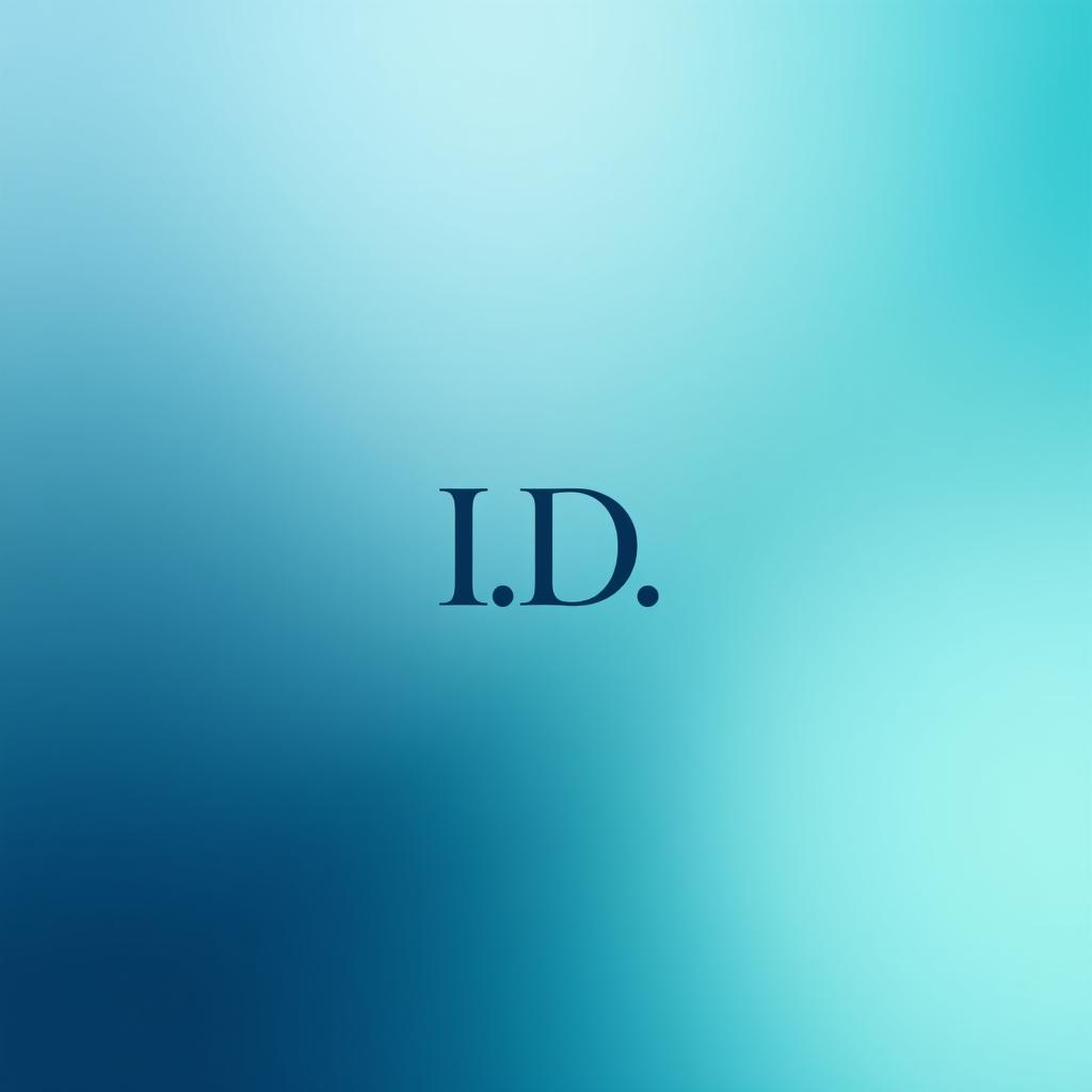 A minimalist and stylish wallpaper design featuring the initials 'I