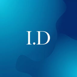 A minimalist and stylish wallpaper design featuring the initials 'I