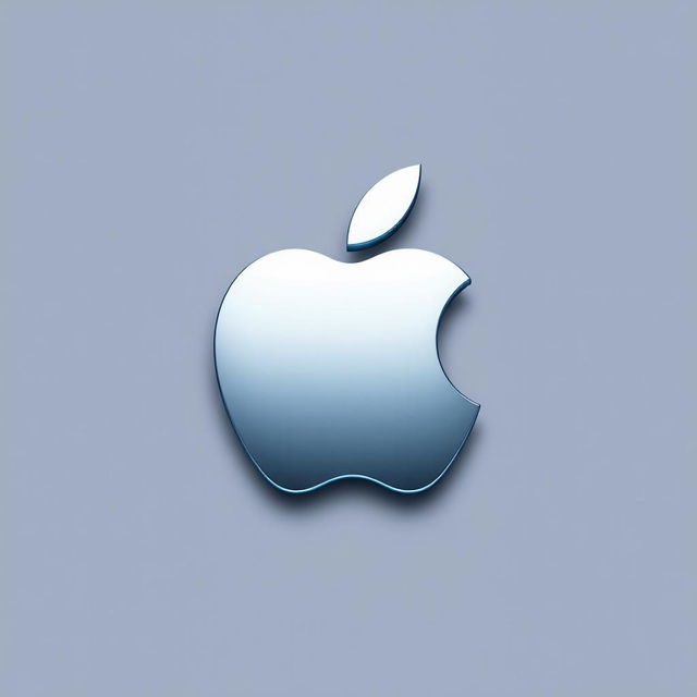 A stunning and realistic hybrid logo combining the iconic Apple logo with the Samsung logo