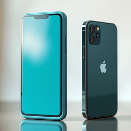 A stunningly realistic and high-quality hybrid design of a Nokia phone combined with an iPhone