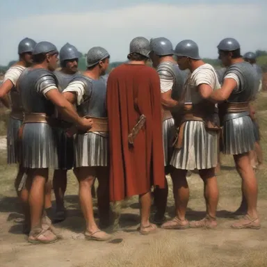 The abasement of defeated soldiers during ancient Roman times was a common practice.