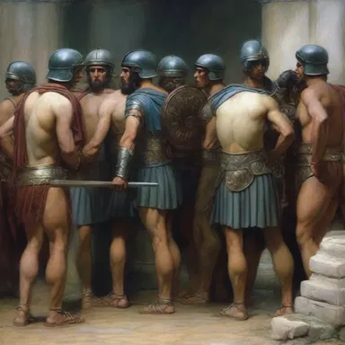 The abasement of defeated soldiers during ancient Roman times was a common practice.