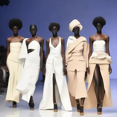 The designer showcased an avant-garde collection that aimed to challenge societal norms and break free from the abasement of traditional fashion.