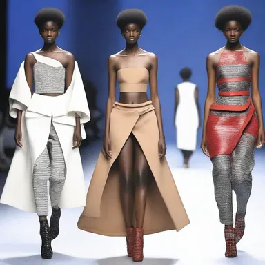 The designer showcased an avant-garde collection that aimed to challenge societal norms and break free from the abasement of traditional fashion.