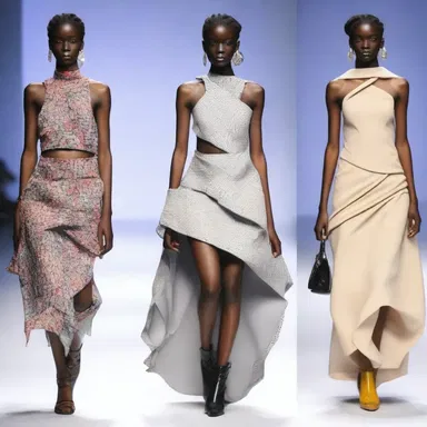The designer showcased an avant-garde collection that aimed to challenge societal norms and break free from the abasement of traditional fashion.