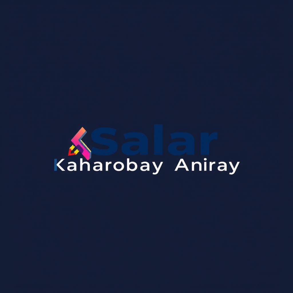 Logo design for an industrial company named 'Salar Kahrobay Ariya'