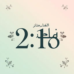 A stylish and elegant calendar page featuring the date ٣١ in Arabic numerals, creatively presented in a modern design