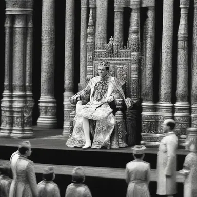 During the royal coronation ceremony, the king's abashment was visible as he stumbled over his words.