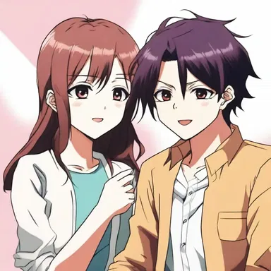 In the anime series, the main character's abashment was depicted through their constant blushing and stuttering around their love interest.