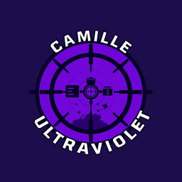 A logo design featuring a strong, cohesive circular or shield-like shape representing the theme of "UltraViolet"