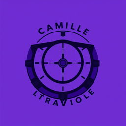 A logo design featuring a strong, cohesive circular or shield-like shape representing the theme of "UltraViolet"