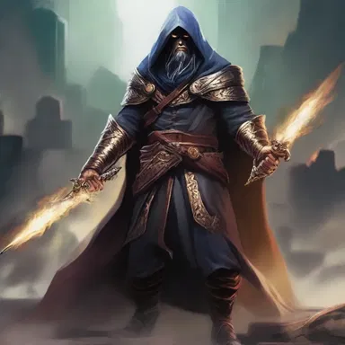 As the battle progressed, the power of the evil sorcerer began to abate, giving hope to the brave heroes.