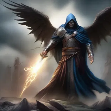 As the battle progressed, the power of the evil sorcerer began to abate, giving hope to the brave heroes.