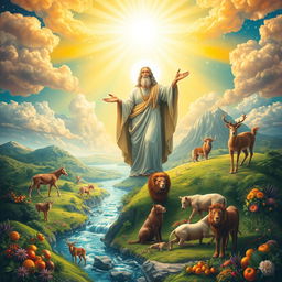 A beautiful and imaginative representation of the biblical story of creation
