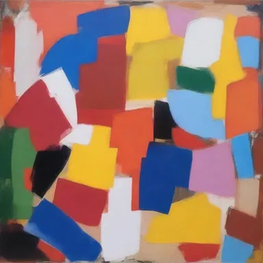 The artist used bold colors and expressive brushstrokes to abate the dullness of the painting.