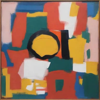 The artist used bold colors and expressive brushstrokes to abate the dullness of the painting.