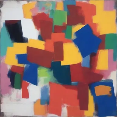The artist used bold colors and expressive brushstrokes to abate the dullness of the painting.
