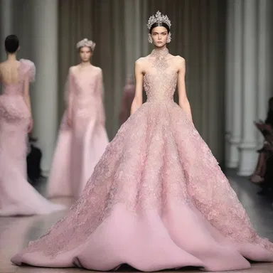 The designer's innovative collection abated the traditional norms and pushed the boundaries of haute couture.
