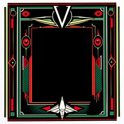 A collectible blank card inspired by the Commander Supreme from the 1980s TV series 'V'