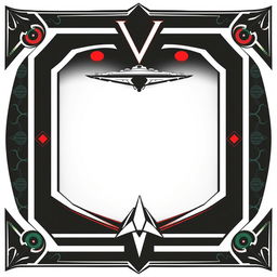 A collectible blank card inspired by the Commander Supreme from the 1980s TV series 'V'