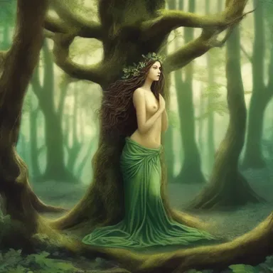 According to the ancient legend, the forest nymphs used abatis as a barrier to protect their sacred grove.
