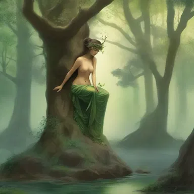 According to the ancient legend, the forest nymphs used abatis as a barrier to protect their sacred grove.