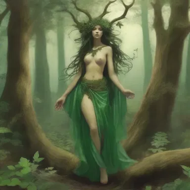 According to the ancient legend, the forest nymphs used abatis as a barrier to protect their sacred grove.