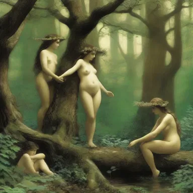 According to the ancient legend, the forest nymphs used abatis as a barrier to protect their sacred grove.