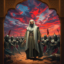 A dramatic reinterpretation of the Martyrdom of Ali ibn Imam Muhammad Baqir, depicting him in a historical and religious context